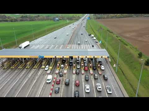 Autostrada A1 AmberOne - film z drona