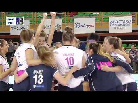 Highlights, 8a Giornata: Banca Valsabbina Millennium Brescia - Lardini Filottrano 1-3