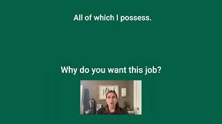 How to Answer: Why are you interested in this job?