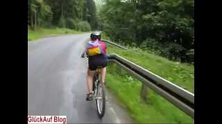 preview picture of video 'Radtour im Erzgebirge - Von Heidersdorf nach Ansprung'