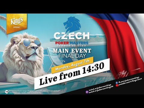 🇩🇪🤑 Finaltag der €130+€20 Czech Poker Masters (CPM) live aus dem King's 🎙️S. Hachmeister
