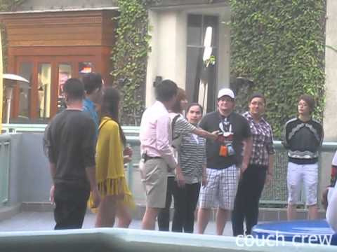 110910 Miss A + f(x) Filming [Undisclosed Footage Pt. 2] @ Universal City Walk, LA