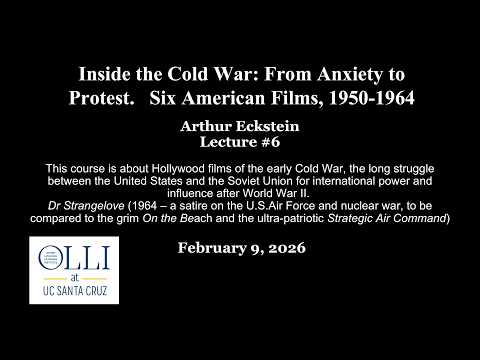 Cold War. Six American Films, 1950/64. Lecture #6, Dr Strangelove (1964 )