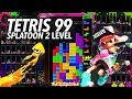 Tetris 99 Splatoon Theme Gameplay