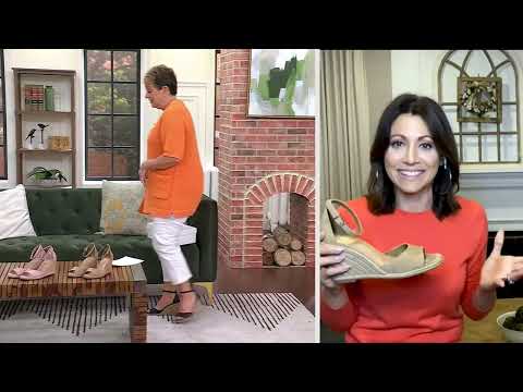 Vince Camuto Leather or Suede Wedges Felyn on QVC