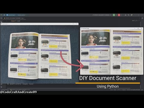 Diy Document Scanner Using Python Full Tutorial