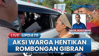 Pemilik Hak Ulayat Hentikan Laju Mobil Wapres Gibran di Sorong, Suarakan Hak dan Tuntut Keadilan