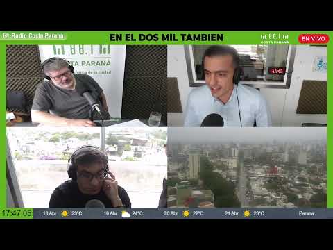 El viceintendente de Paraná, David Cáceres | #EnelDosMilTambién