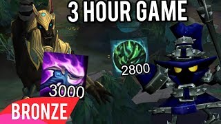 Bronze Players Held Hostage In Ranked By Challengers For 3 Hour Game