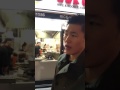 London Leicester Square Chinese Noodle Fast Food Wok On Fire