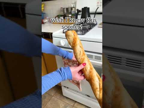 How to revive stale bread and make it taste fresh baked! #bread #baking #FoodHacks #lowwaste