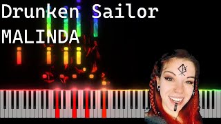 Download lagu Drunken Sailor - MALINDA ft. Bobby Waters Piano Tutorial [Nivek.Piano] mp3