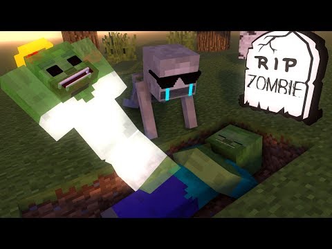 RIP ZOMBIE - MINECRAFT ANIMATION
