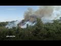 Firefighters respond to fire near Israel Museum in Jerusalem - Video