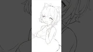 ラトナ・プティイラストメイキング【にじさんじ】#shorts