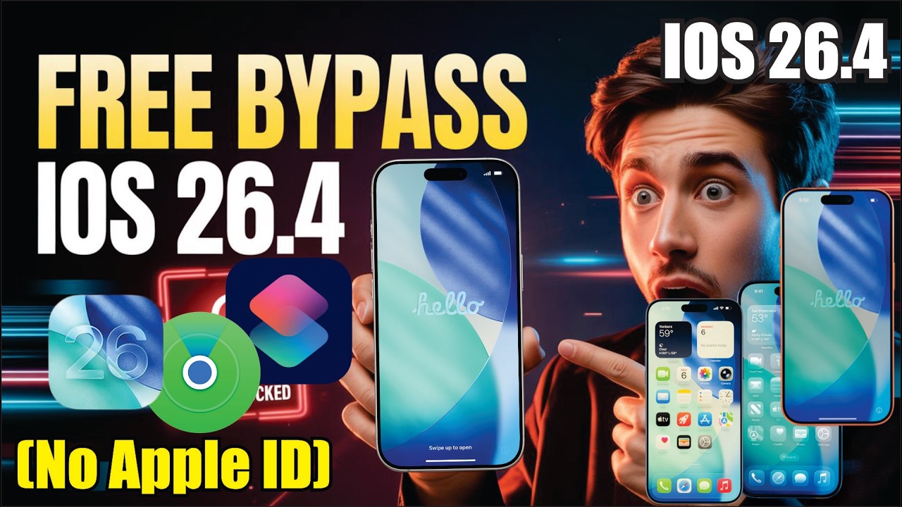 iCloud Lock Bypass iOS 26.4 FREE 🔓 New Method 2026 | Unlock iPhone Without Apple ID