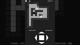 Box Mover Puzzles Level 6 #gaming #level6 #sokoban #indie #game #levelup   #gamedev #puzzle #godot