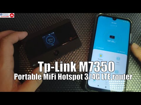 Modemas TP-LINK mobilusis 4G LTE WLAN Maršrutizatorius su integr.4G modemu, SIM kortelės lizdas, 1,4 colio TFT Ekranas, 2550 mAH Akku, Micro SD kortelės lizdas video