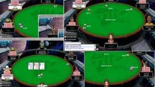 Crazy Online Poker Player Playing 11 Tables with E-40 Song