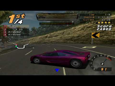 Need for Speed: Hot Pursuit 2, 8 Laps Island Outskirts II - Mclaren F1 NFS Edition