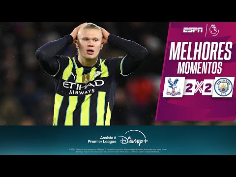 Gols e lances de Crystal Palace x Manchester City