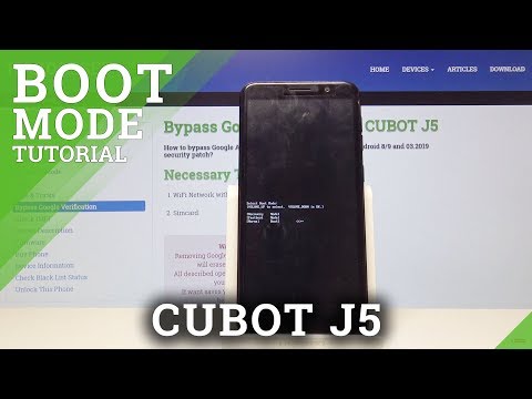 Boot Mode in CUBOT J5 - How to Open Bootloader