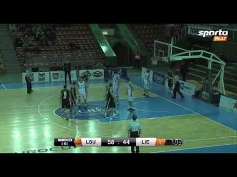 SportoTv.lt: LKL,  Kauno "LSU-Baltai" - Panevėžio "Lietkabelis"