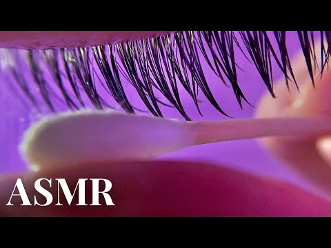 ASMR 1 hour Eye cleaning 👁️ Sticky mouth sounds 🫠