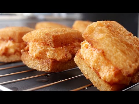 Crispy Korean Chinese Shrimp Toast Menbosha