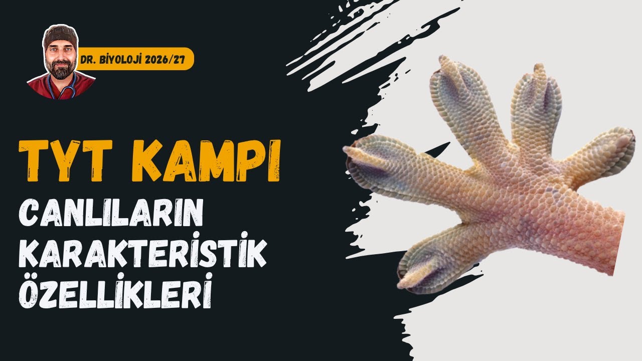 Canlıların Karakteristik Özellikleri | Dr. Biyoloji | Dönem 2026 - 2027