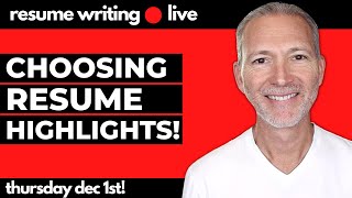 How to Choose The Best Accomplishments for Your Resume 🔴 Live Office Hours with Andrew LaCivita