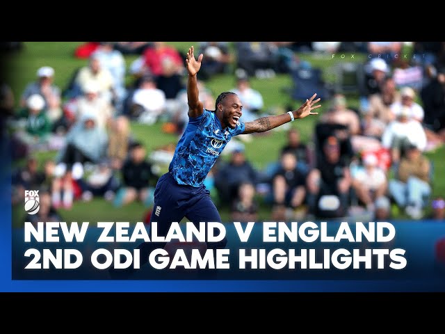 Jofra returns with the series on the line 🔥 I New Zealand v England 2nd ODI Highlights I Fox Cricket