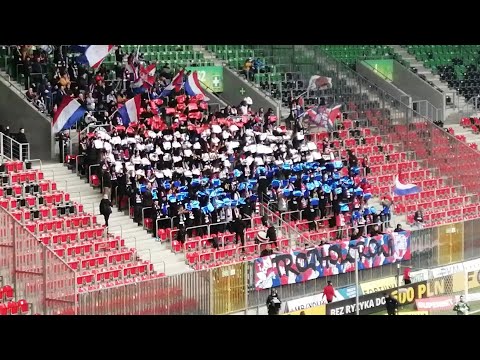 "TRÓJKOLOROWI" - oprawa Podbeskidzia w Tychach | 27.02.2022