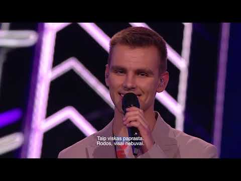 Vilius Popendikis – „Banalūs žodžiai“ | Dainuoju Lietuvą 2022