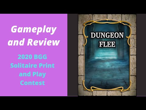 Dungeon Flee - Game play and Review