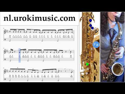 Saxofoon Leren Spelen (Alt) Ozuna x Romeo Santos - El Farsante Remix Tablatura um-i799