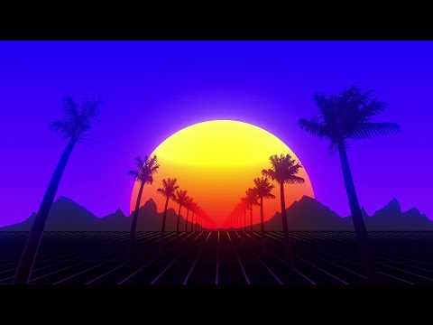 Synth City Motion Background Loop - Vaporwave/Synthwave City Animation Loop - #SynthCityScreenSaver