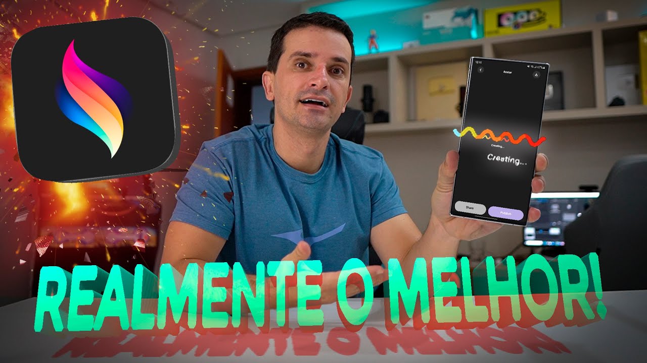 Melhor APLICATIVO para Criar IMAGEM com INTELIGÊNCIA ARTIFICIAL no CELULAR!!