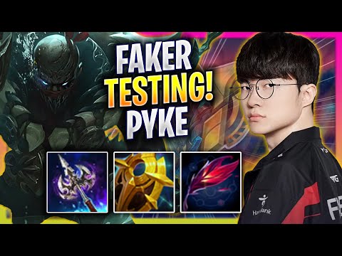 FAKER TESTING PYKE IN KOREA SOLOQ! - T1 Faker Plays Pyke SUPPORT vs Hwei! | Season 2024