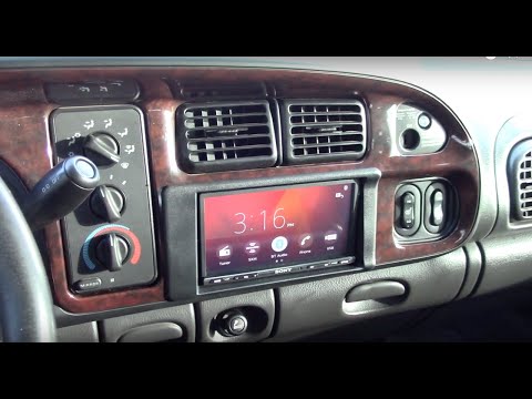Double Din Stereo Install on 98-02 Dodge Ram