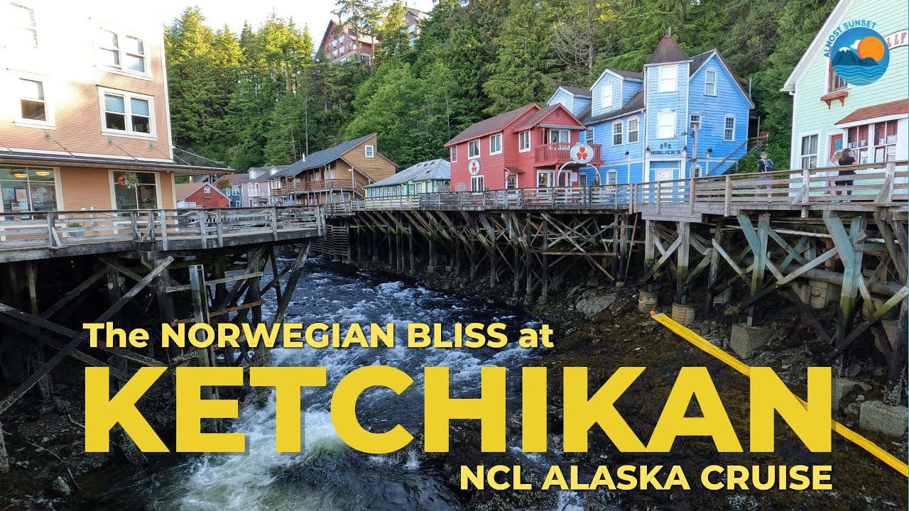 NCL Alaska Cruise - The Norwegian Bliss at Ketchikan