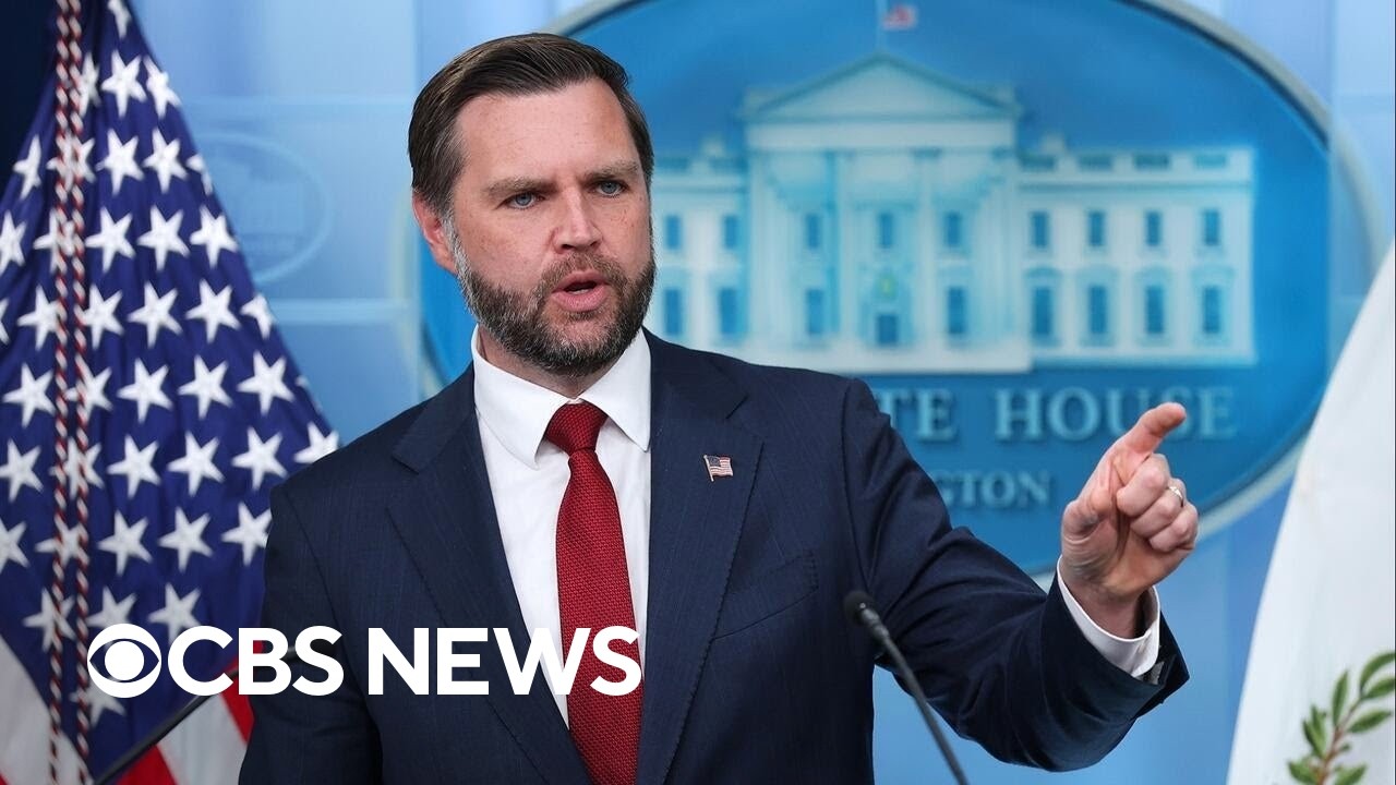 Vice President JD Vance discusses Iran and the midterm elections at the White House