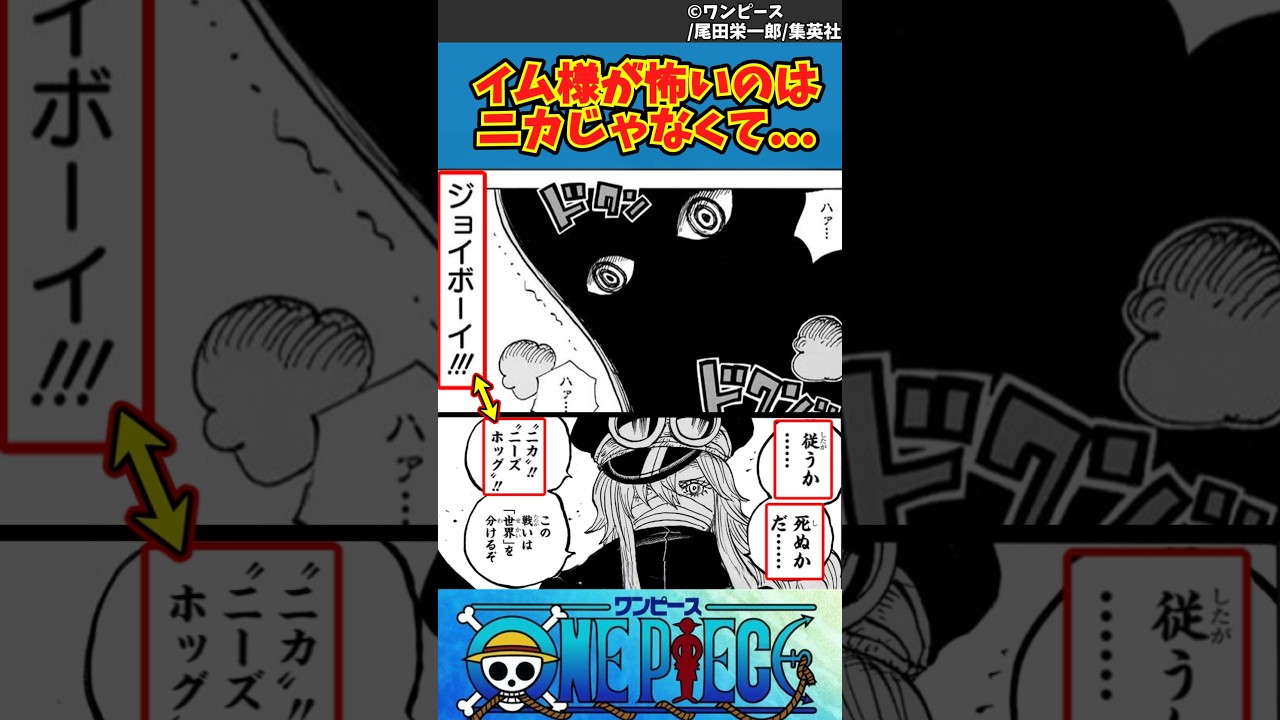 【ワンピース】イム様が怖いのはニカじゃなくて... #ワンピース #反応集