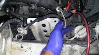 how to remove ac lines receiver dryer and condenser 95 Honda accord (2)