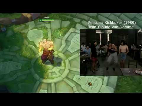 God Fist Lee Sin Skin Dance reference 😂😂