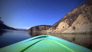 preview picture of video 'Ryan Haze @ Castaic Lake, Kayak Fishing 11/9/13/'