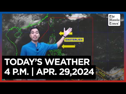 Today's Weather, 4 P.M. Apr. 29, 2024
