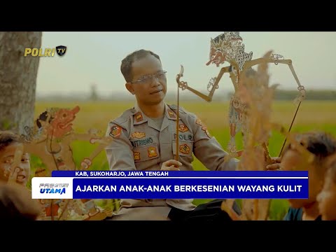 POLRES SUKOHARJO LESTARIKAN BUDAYA WAYANG KULIT