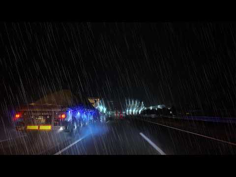 ☔️Driving in the Heavy Rain😴for relaxing & deep sleep💤