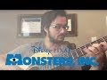 Monsters Inc Theme Solo Acoustic Guitar Finger Style How To